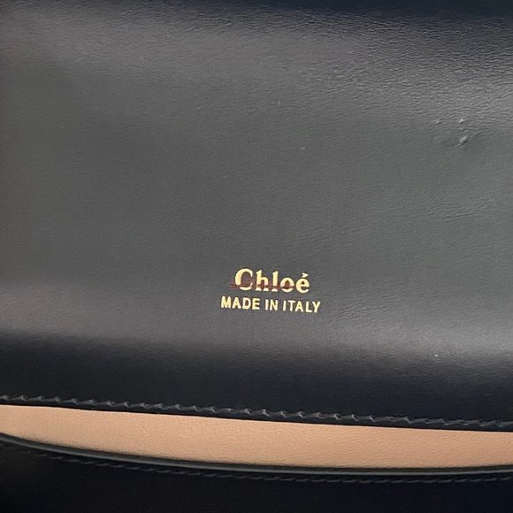 Chloe Aby Calfskin Mini Black Leather Shoulder Bag - Picture 5 of 6